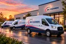 JAC Cleaners — Branded fleet concept mockup