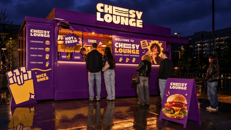 Cheesy Lounge — brand application 11