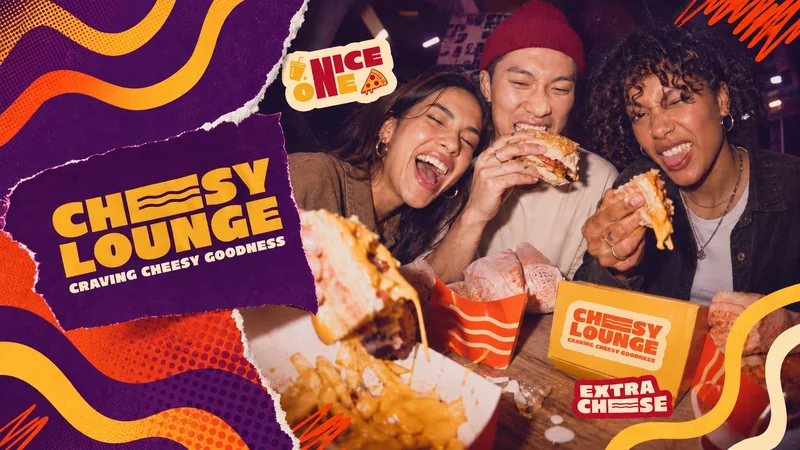Cheesy Lounge — brand application 10