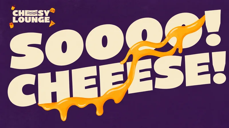 Cheesy Lounge — brand application 3