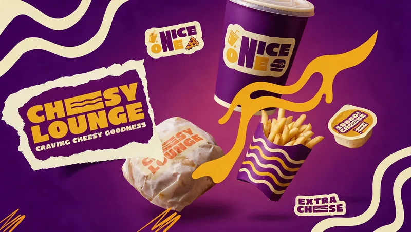Cheesy Lounge — brand application 7