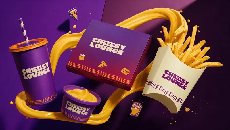 Cheesy Lounge — brand application 8